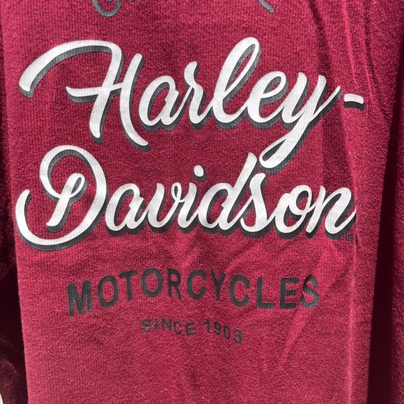 Harley Davidson Burgundy Tank - Picture 2 of 4